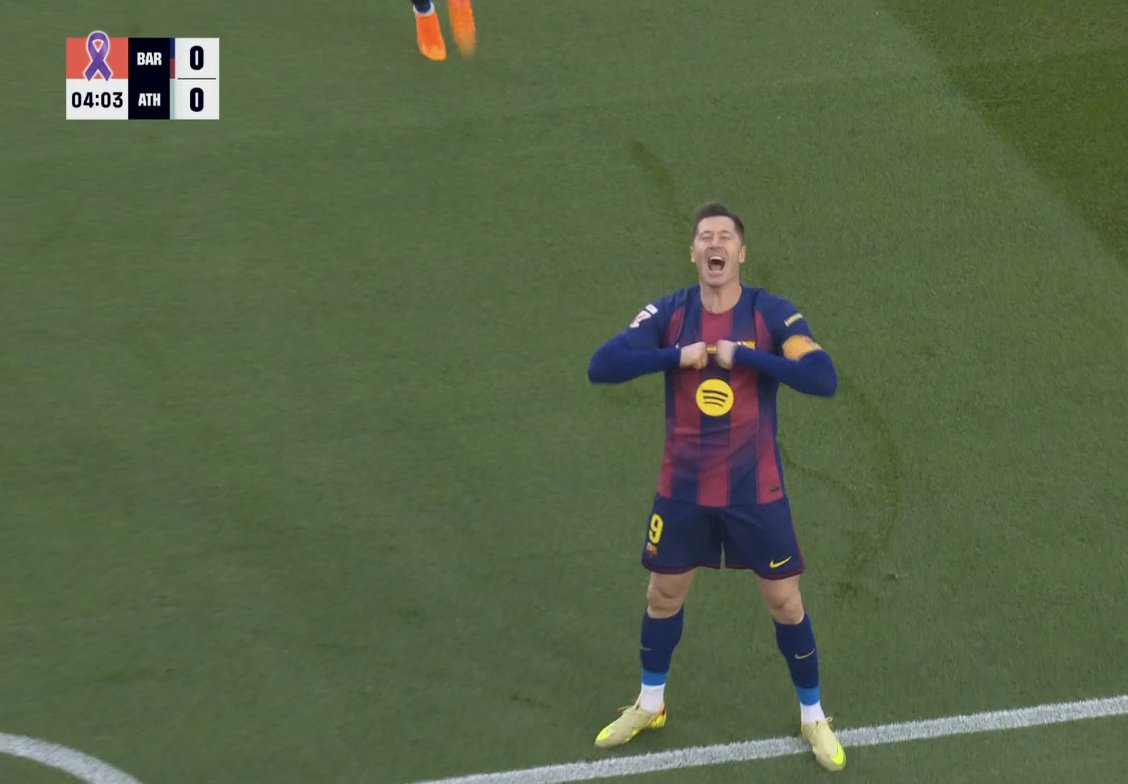 Robert Lewandowski - autor pierwszego gola w historii nowego Camp Nou 🔵🔴