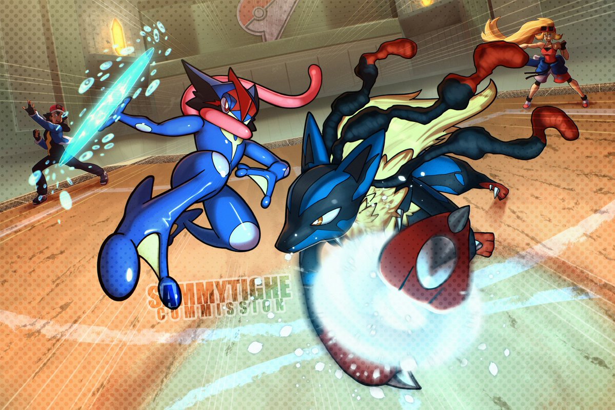 TigheSammy's tweet image. -POKÉMON BATTLE-