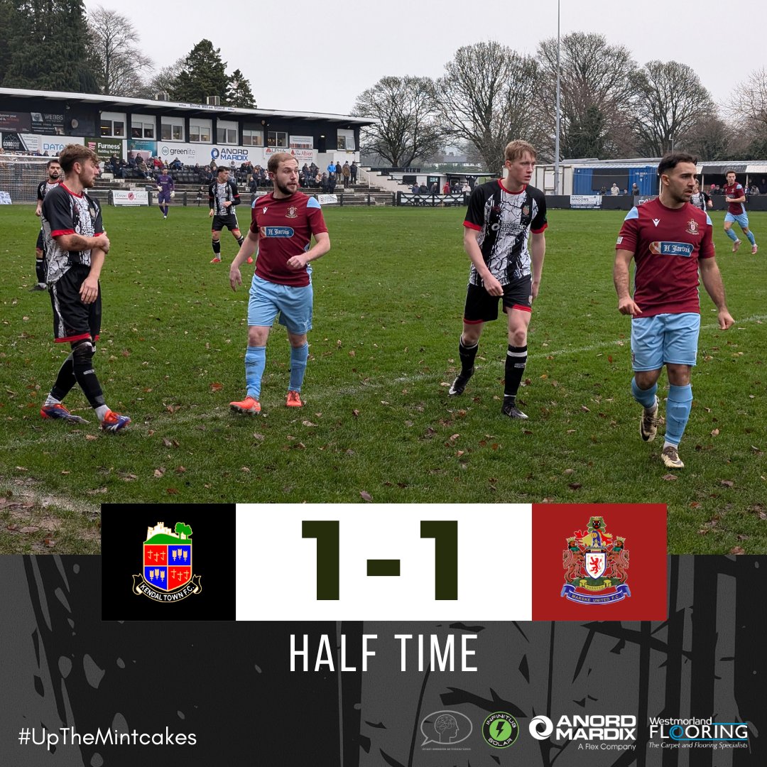 HT | Mintcakes 1-1 Marske United

Jason Walker's free kick on the stroke of half time means we're level at the break!

#UpTheMintcakes