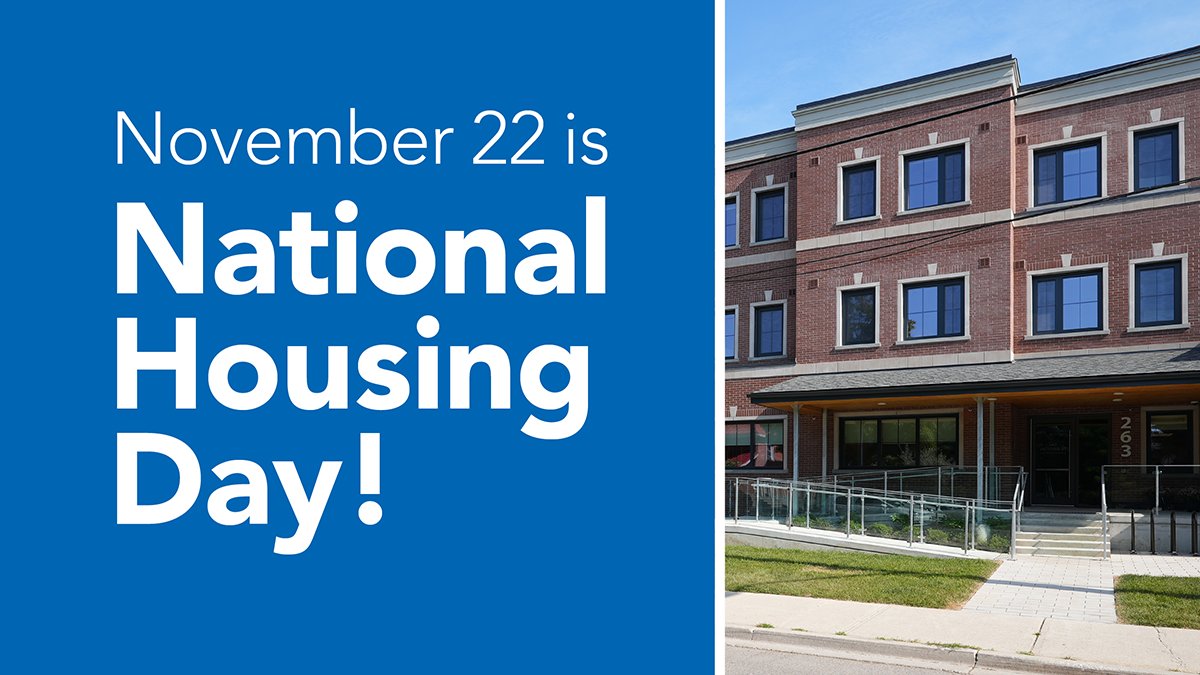November 22 is National Housing Day. Visit our website to learn how we work with partners to build community and supportive housing in Peel: peelregion.ca/business/housi…