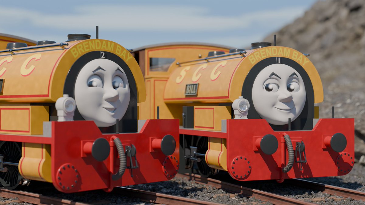 ビルとベンの顔を作り直した