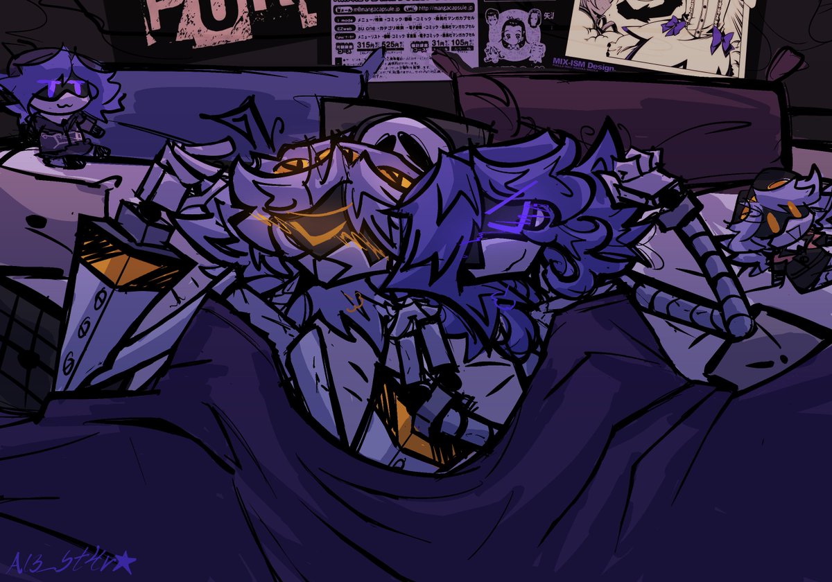 ”we already found love in Copper 9, the rest is easy, baby”
#murderdrones #SerialDesignationN #UziDoorman #Nuzi #fanart