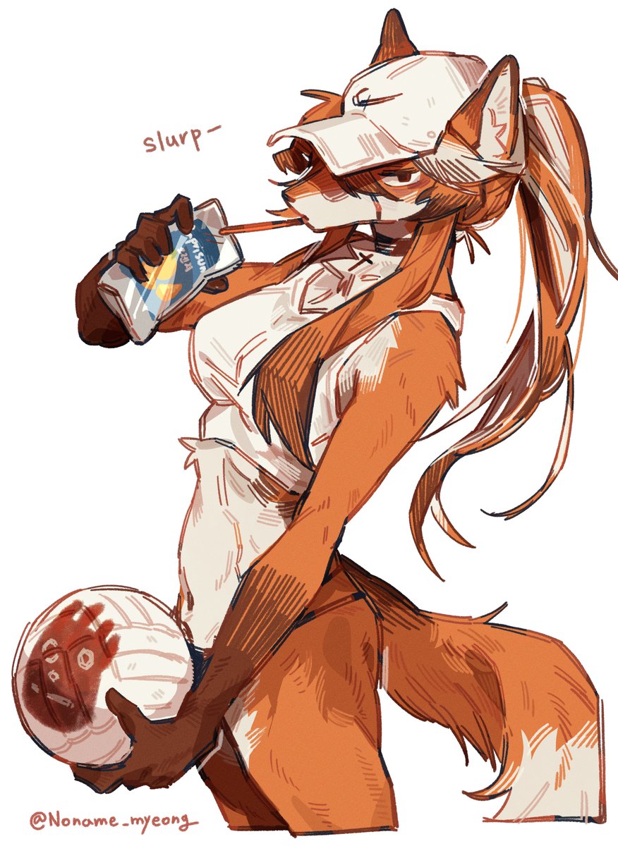 Noname_myeong's tweet image. Artists show your most popular work.

this one :3 🦊🏐
#furryartwork #furry #ケモノ #メスケモ