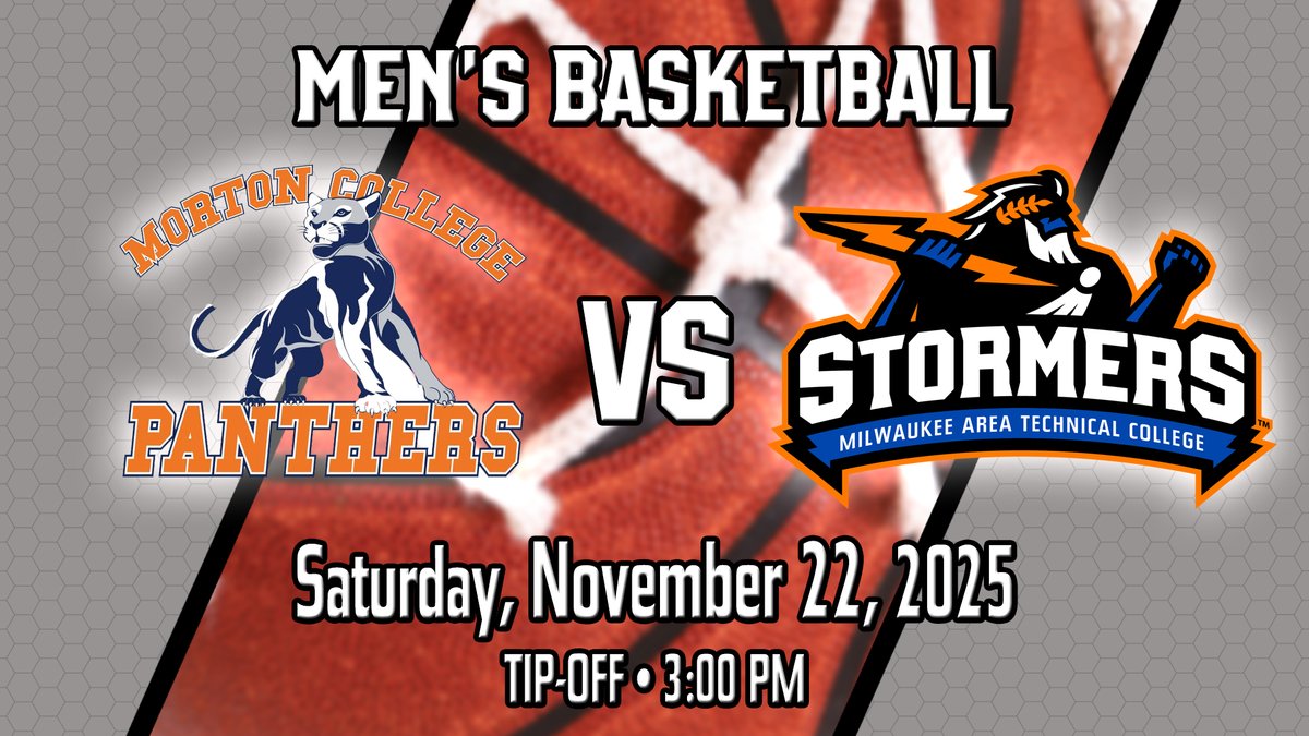 MATC_Athletics's tweet image. MATC Men&apos;s Basketball 🆚 Morton College

📍: Cicero, IL
⏰: 3:00 PM
📺:  youtube.com/user/MATCStorm…