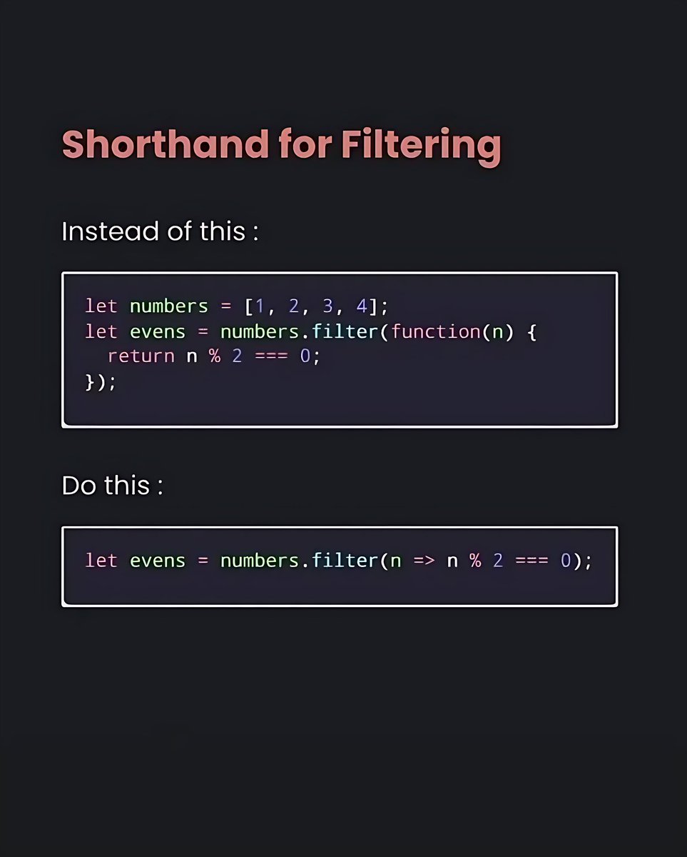 11xcoder's tweet image. Transform your workflow with simple tweaks that make a huge difference in your code&apos;s cleanliness and efficiency. Plus, get that spark of inspiration for your next full-stack adventure! ✨

#JavaScriptTips #CodingHacks #FullStackProjects #DeveloperLife