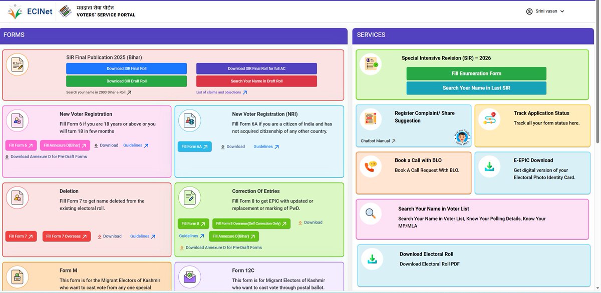 srinileaks's tweet image. நீங்கள் கொடுத்த SIR படிவம் submit செய்யப்பட்டுவிட்டதா என்பதை கண்டறிய! 

 voters.eci.gov.in/login

1.  &quot;Fill Enumeration Form&quot; பகுதிக்குச் செல்லுங்கள்.   

2. உங்கள் மாநிலத்தைத் தேர்ந்தெடுங்கள்.  

 3. உங்கள் Epic number டைப்  செய்யுங்கள்.  

நீங்கள் கொடுத்த விவரம்…