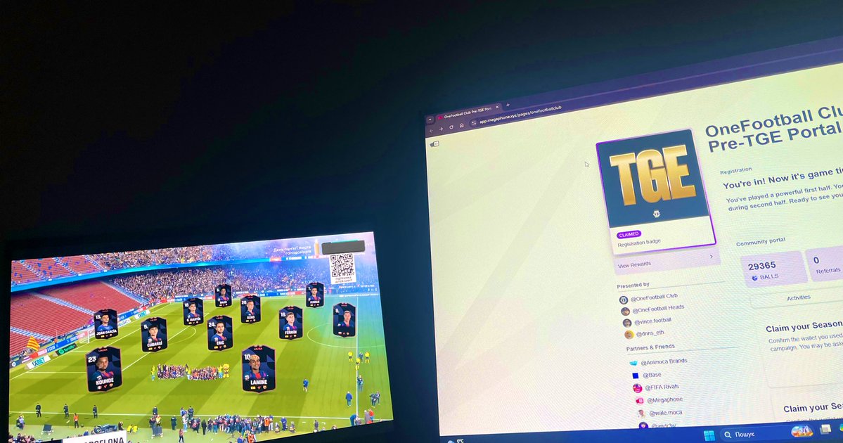 banditcrypto007's tweet image. gfootball , bandits $OFC 🥷🏼

football Saturday ⚽️

while we&apos;re working, Barca returns to the legendary Camp Nou 🏟️

what match are you watching today , tell me in the comments ❓

@chokmahxbt @geraldzoleta1 @Tony_0xy @defihabibii @Mdfaruk197 

#OFC #Onchain #Base