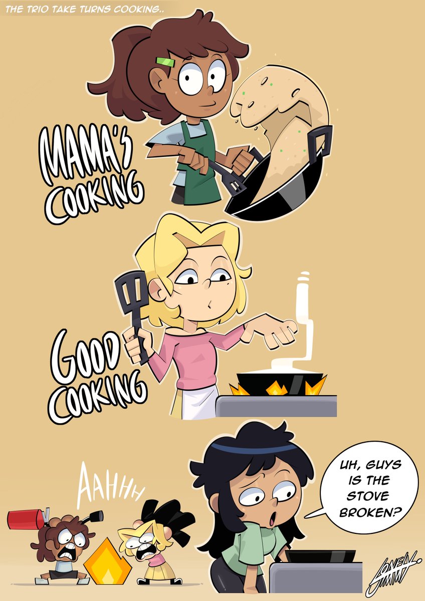 Marmar’s cooking is straight up FIRE. 
#amphibia