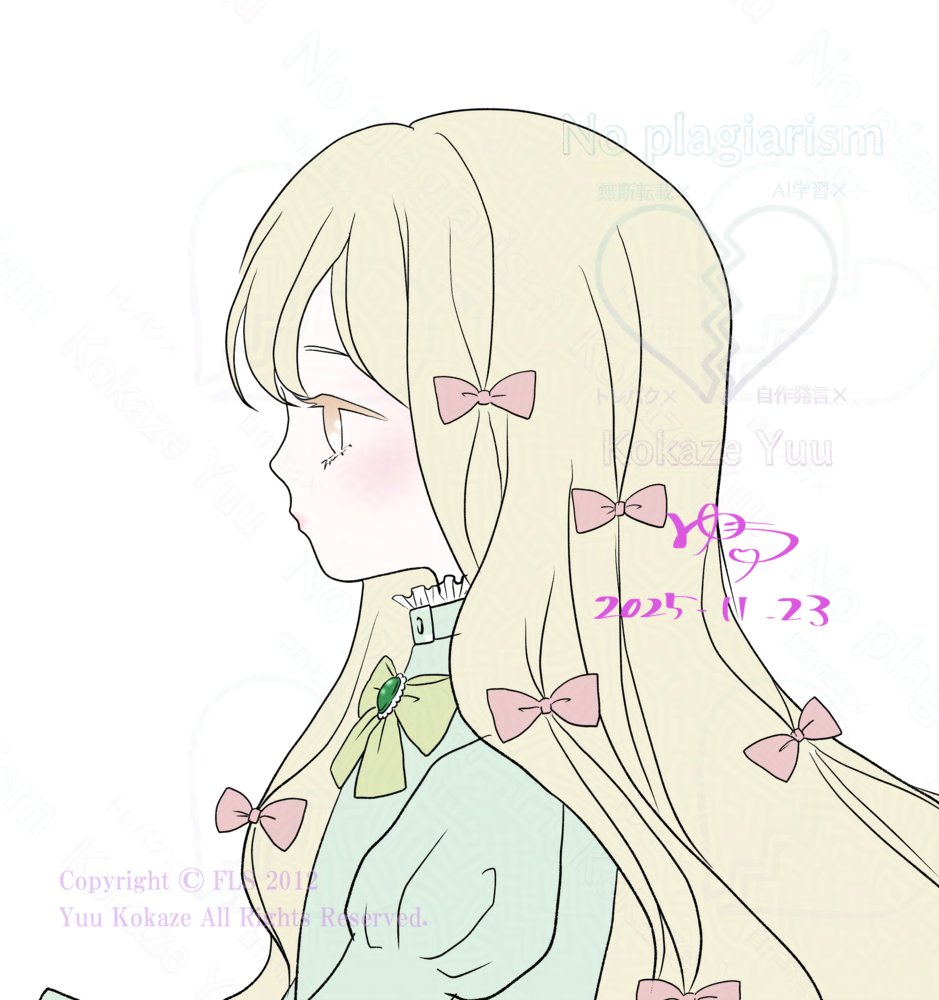 低浮上申し訳ありません（定型文…）🙏
リプのお返事も遅れていて申し訳ありませんm(__)m💦
明日出掛けるので後ほど返信させていただきます🙇‍♀️
#オリジナルイラスト  #wip
小説書いてるとイラストが描けないジレンマ…。
緑色を使うのが苦手です😂