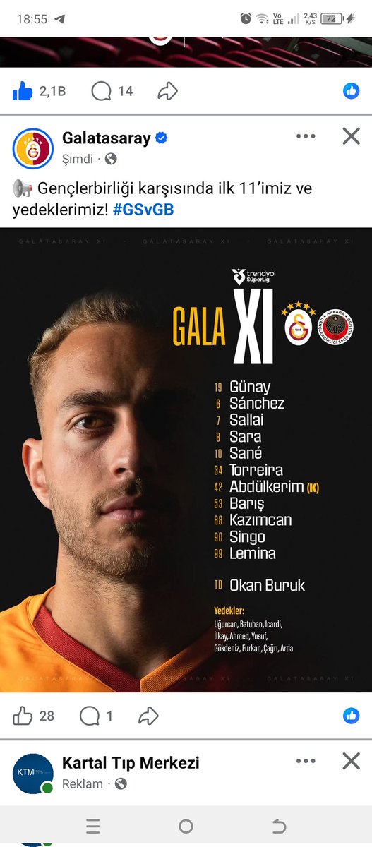 Haydı arslanlar kenetlen Galatasaray