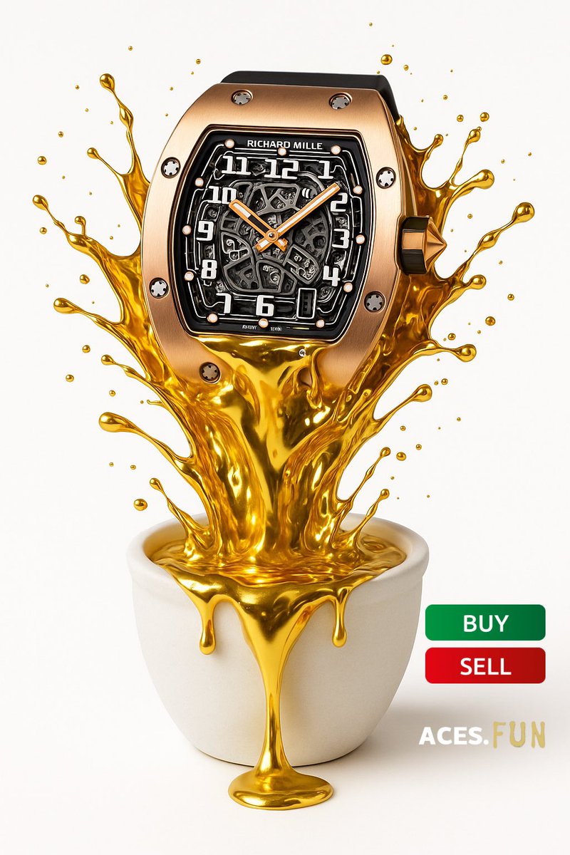 Nexxar's tweet photo. @richardmilleday  

RM 67-01 > for sale 

Auction live 🟢 
Current bid at $150k 

Or trade the derivative ! 
Hype market is live ! 

on - https://t.co/32OYsz82Pc 

@cryptoaladeen 
@LuxuryWatchGuy1 
@luxwatchsupply 

$ACES 
@acesdotfun https://t.co/H7hmU17NuI