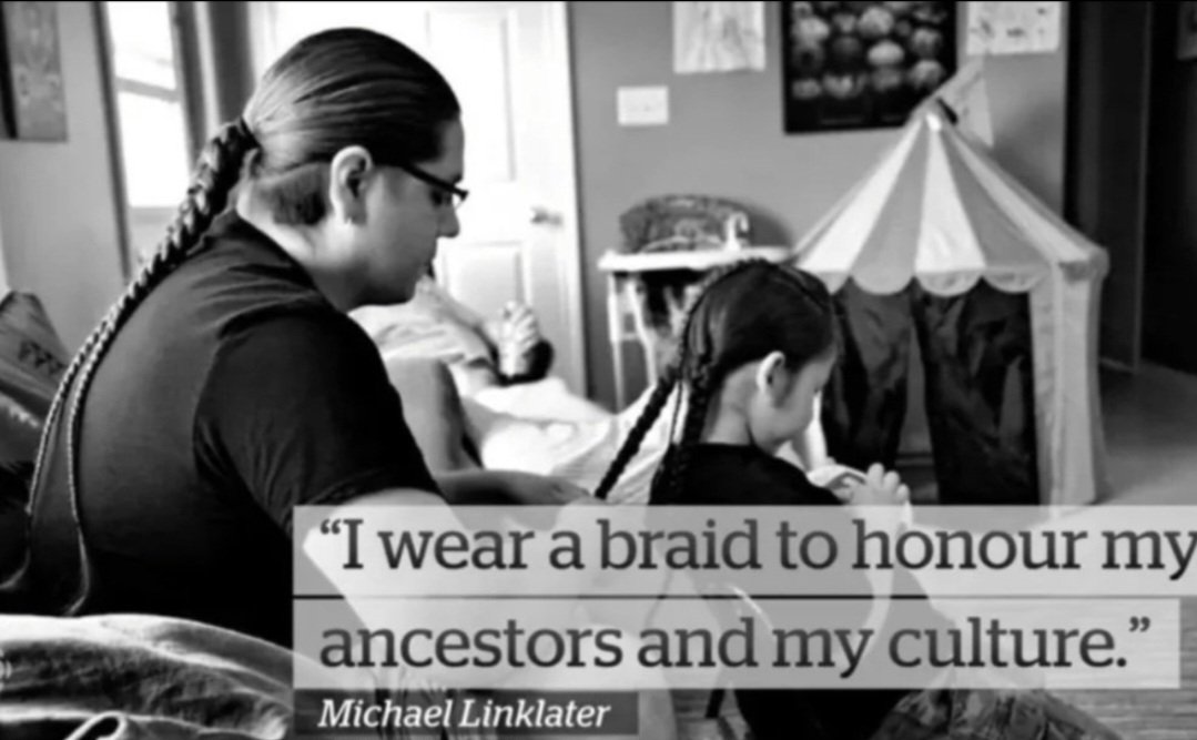 #NativeAmericanHeritageMonth
Why is it important for Indigenous peoples, especially boys &amp; men, to wear long hair? In North America, this is the specific reason why they were made to cut off their braids in the past, their beliefs. It was used as a form of torture that government