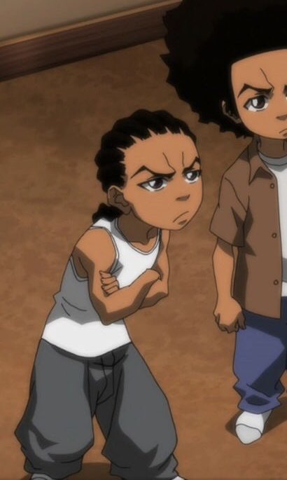 LaHeated's tweet photo. Name a athlete and a cartoon character that reminds you of them😭
I’ll start: Shai Gilgeous-Alexander and Riley from Boondocks  😂 https://t.co/xsb1LNzRA4