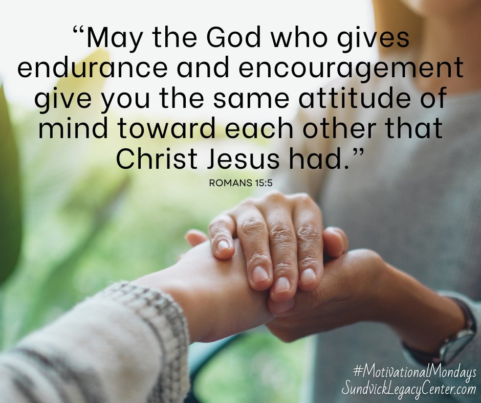 LizetteSundvick's tweet image. &quot;May...God...give you the same attitude of mind toward each other that Christ Jesus had.&quot; -Romans 15:5

#motivationalmondays #scripture #God #GodsWord #Faith
