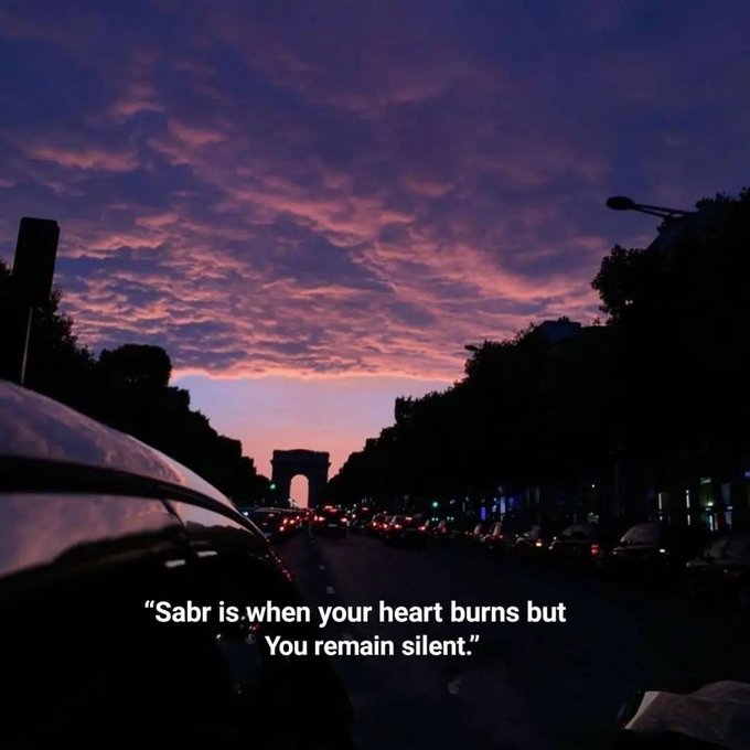 MuslimsMatters's tweet image. Sabr is when your heart burns but you remain silent.