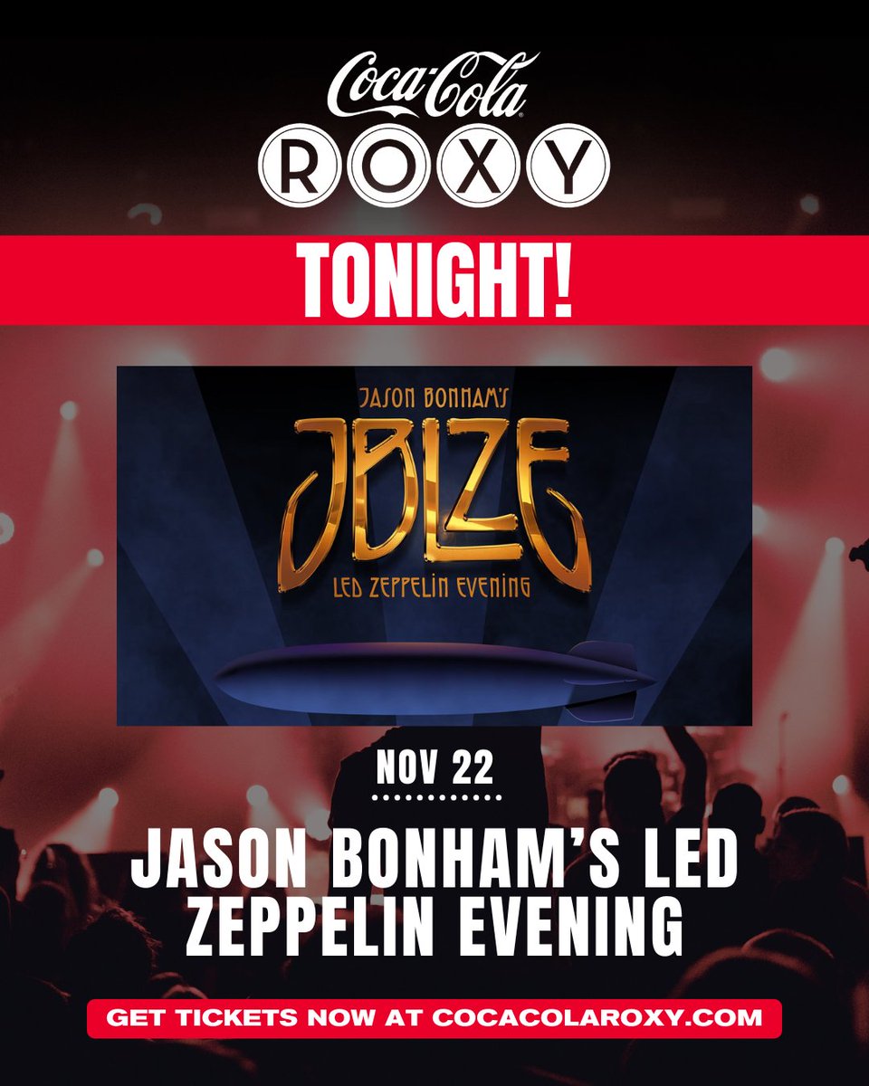 🎸 TONIGHT! 🎸 We're spending an evening with Jason Bonham’s Led Zeppelin Evening to celebrate 50 Years of Physical Graffiti! 🤘

⏰ Doors at 7:00PM, show at 8:00PM.

➡️ Tix + FAQs: livemu.sc/4cv9gp3