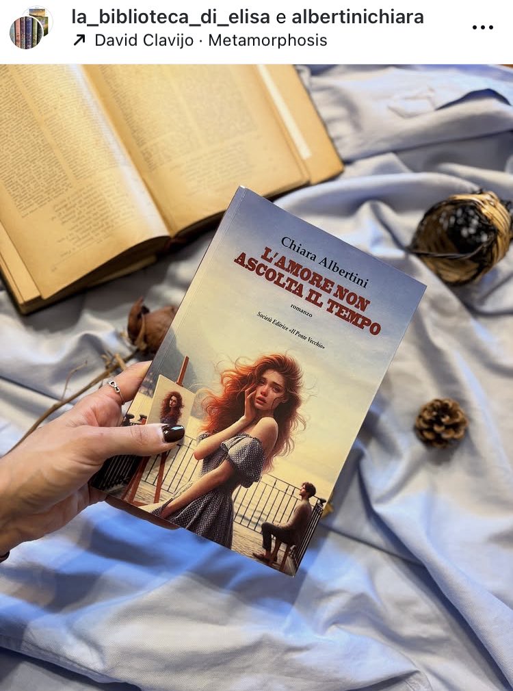 Un immenso grazie alla dolce Elisa Miceli per il post suggestivo dedicato sl mio romanzo e le sue sentite parole di apprezzamento a #lamorenonascoltailtempo 🎨🎹

<a href="/CasaScrittori/">Casa degli Scrittori</a>