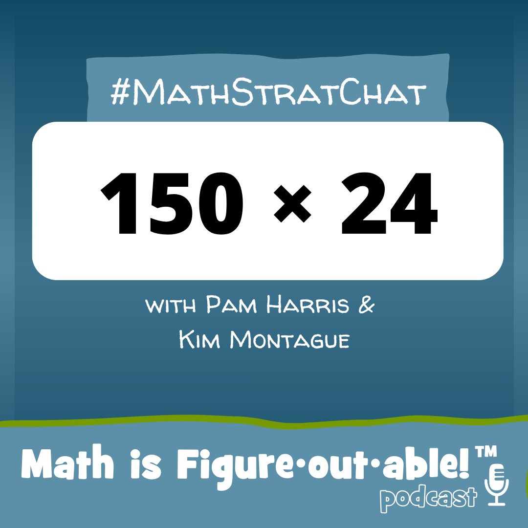 pwharris's tweet image. Listen to Kim&apos;s and my strategies for this week&apos;s problem! Check
our new #MathStratChat episode in the Math is FigureOutAble podcast!

na2.hubs.ly/H026qNy0

#MathIsFigureOutAble #MathStratChat
#MTBoS #ITeachMath #MathEd