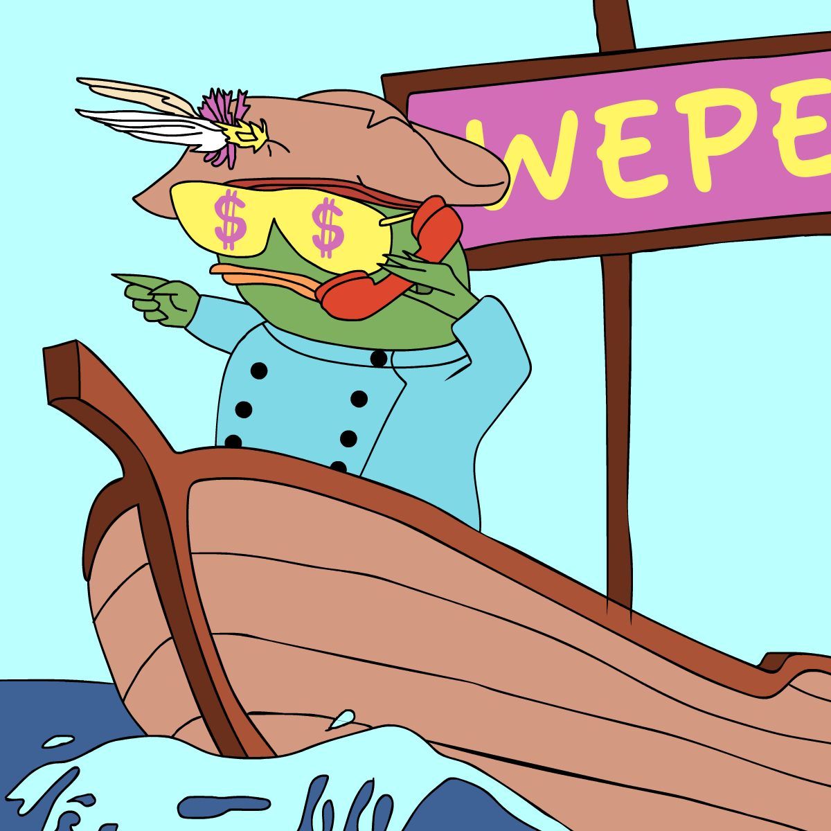When the whole market is flooded with FUD, build a boat and stay afloat. 🐸⚔️