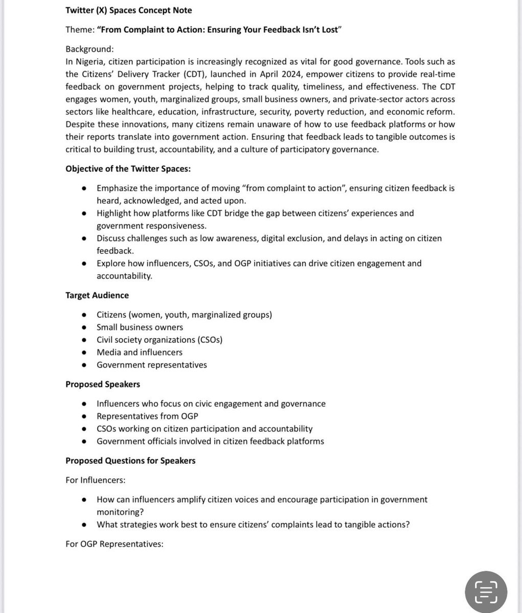 Eyeofnigeria's tweet image. Join this X (Twitter) space

Topic: 

 ‘CLOSING THE FEEDBACK LOOP: How Consistent Citizen Reporting through Platforms Builds Government Accountability and Shape Policies.

CDT (Citizen’s Delivery Tracker) launched in April 2024,