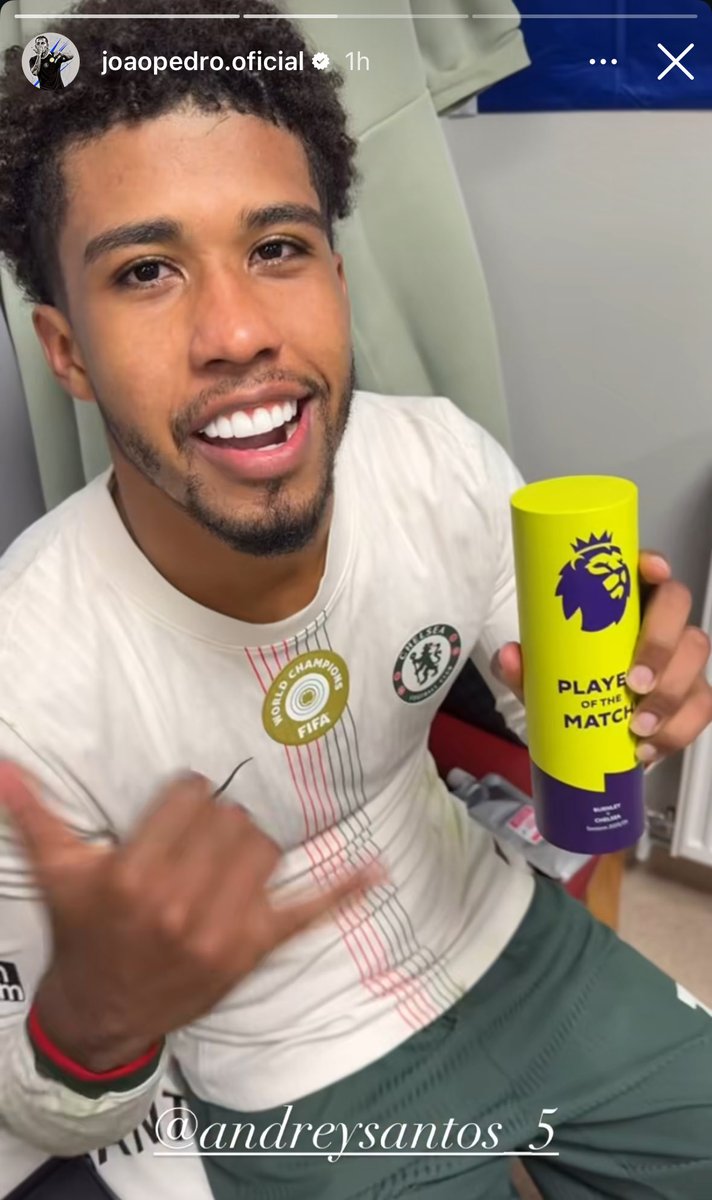 Jrndc4's tweet image. Joao Pedro on Instagram with Andrey Santos 🇧🇷⚡️