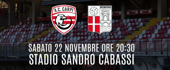 Modifiche alla viabilità per Carpi-Rimini di sabato sera