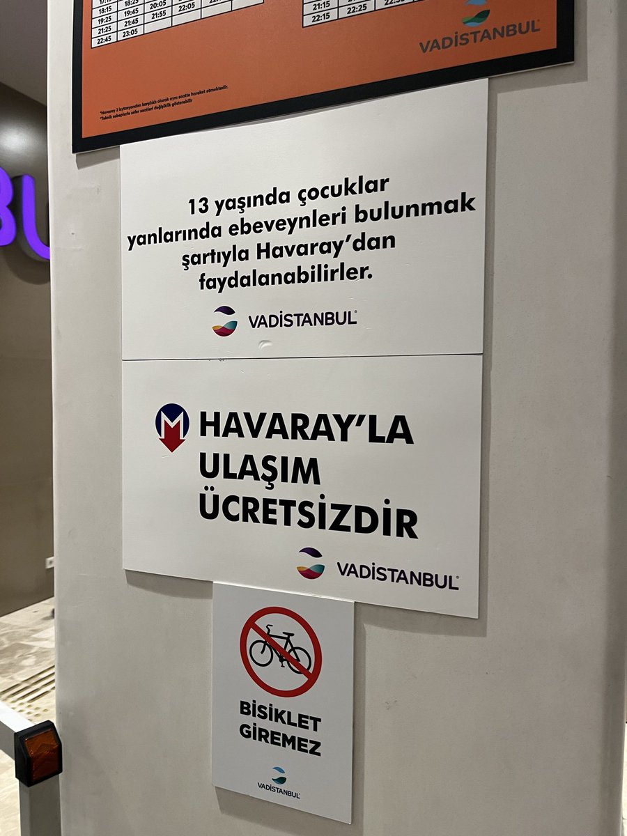 12 ya da 14 yaşındaysanız yanınızda ebeveynleriniz olmadan Havaray’dan faydalanabilirsiniz 🤣