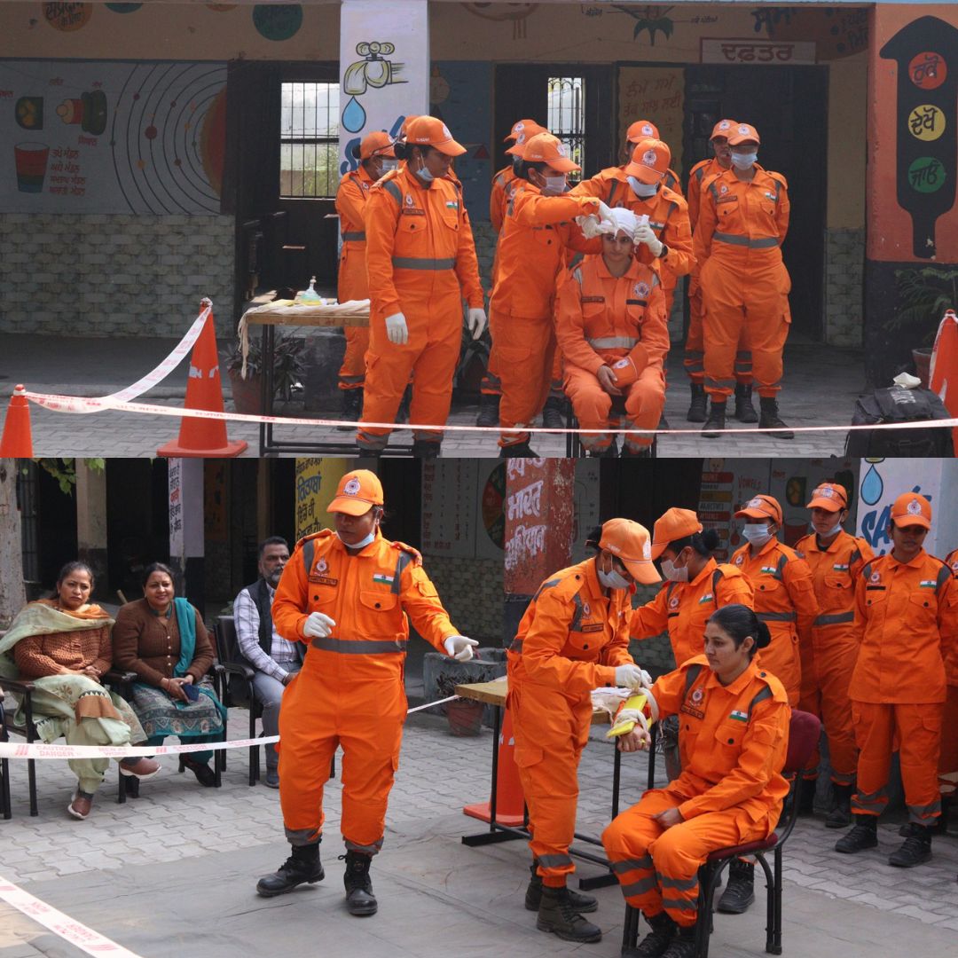 13Bnndrf's tweet image. School Safety Programme (SSP) at Govt Middle School Chahder, Ludhiana 🚨📚
The Mahila Rescuers of 13 Battalion NDRF successfully conducted a #SSP School Safety Programme at Government Middle School, Chahder (Ludhiana, Punjab).
The session focused on disaster preparedness,…