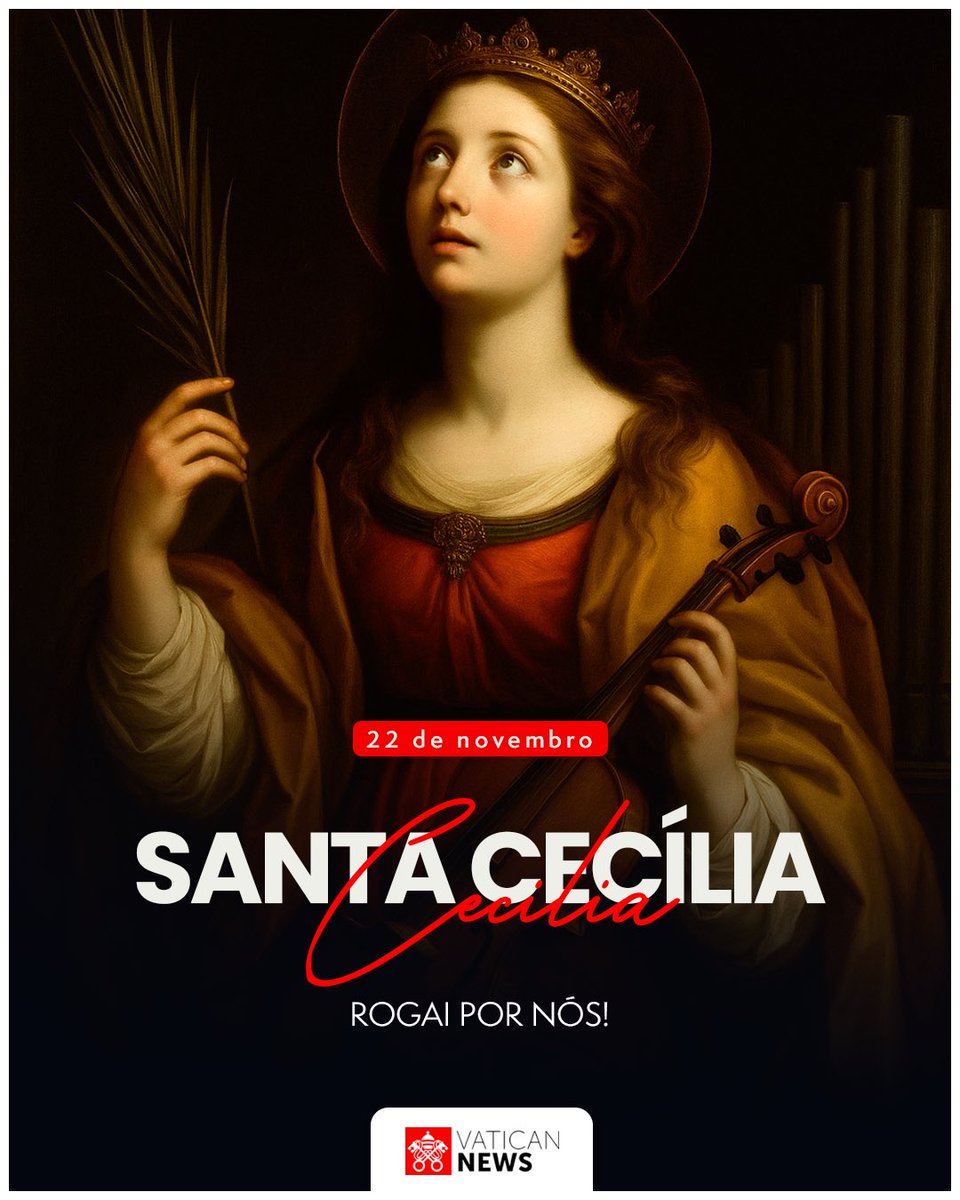 vaticannews_pt's tweet photo. 🙏 Santa Cecília, rogai por nós!

#SantodoDia #SantaCecília https://t.co/G5HFkpW3TF