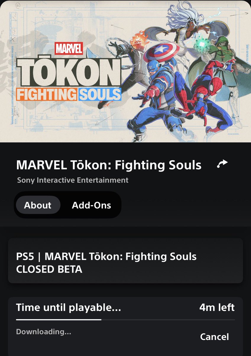 Yall can catch me on <a href="/MARVELTokon/">MARVEL Tōkon: Fighting Souls</a> Beta in December ! Looking forward to trying this out! I missed it the first time!

Anybody else playing? I’m be on PS5
