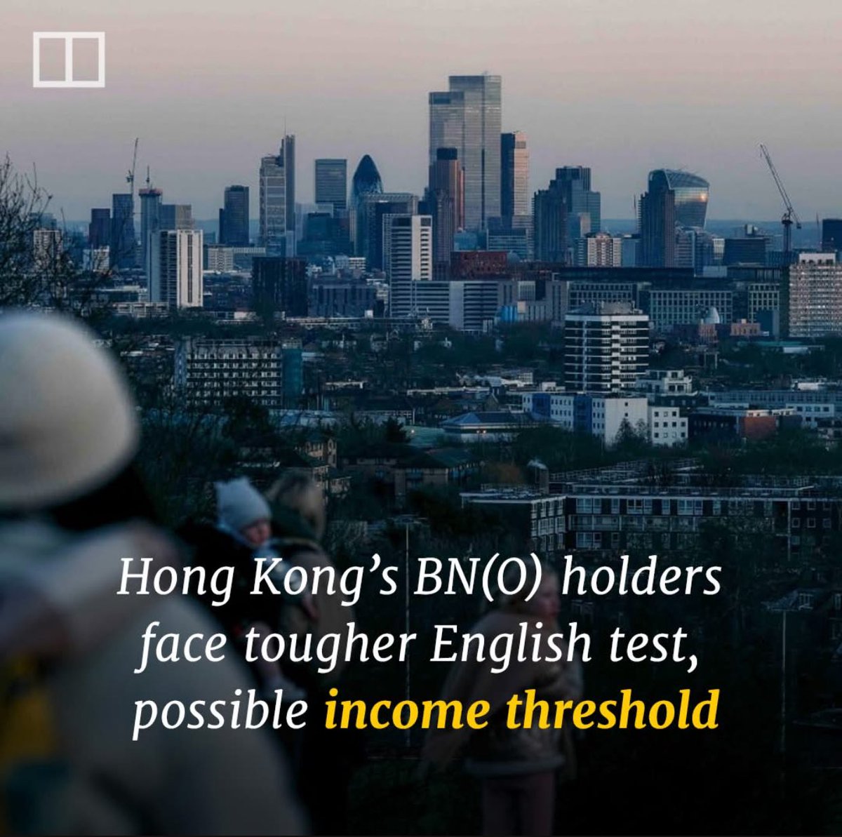 These BNO Hong Kong 🐕 should just arrive in the UK on illegal boats. 
That way, there’s no English test or income threshold. 
The British government will even give you free money and housing!!