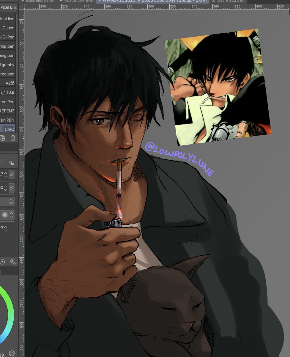 lowpolylune's tweet image. Wolfwood wip ?? 😶‍🌫️？

#wolfwood #trigunfanart #trigunmaximum