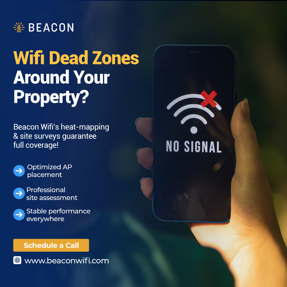 beaconwifi's tweet image. Beacon Wifi eliminates blind spots using heat-mapping, engineered AP layouts, and on-site surveys to guarantee strong, stable coverage everywhere.

📞 Schedule a call
🌐 beaconwifi.com

#BeaconWifi #MarinaWifi #OutdoorWifi #ConnectivityExperts #FixedWireless #Wifi