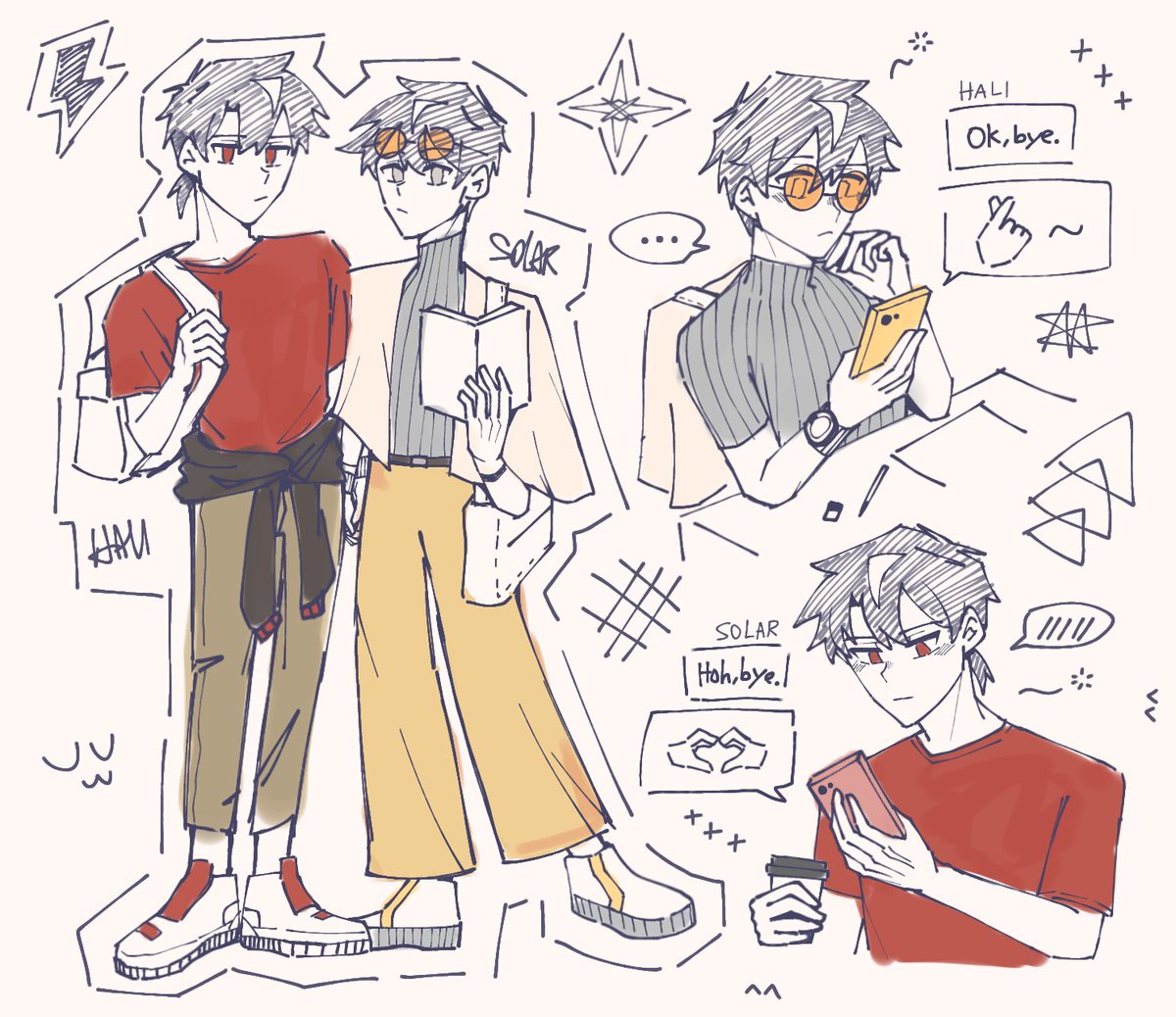 #halisol campus AU sksksksk

(trying a new art style, ig?)