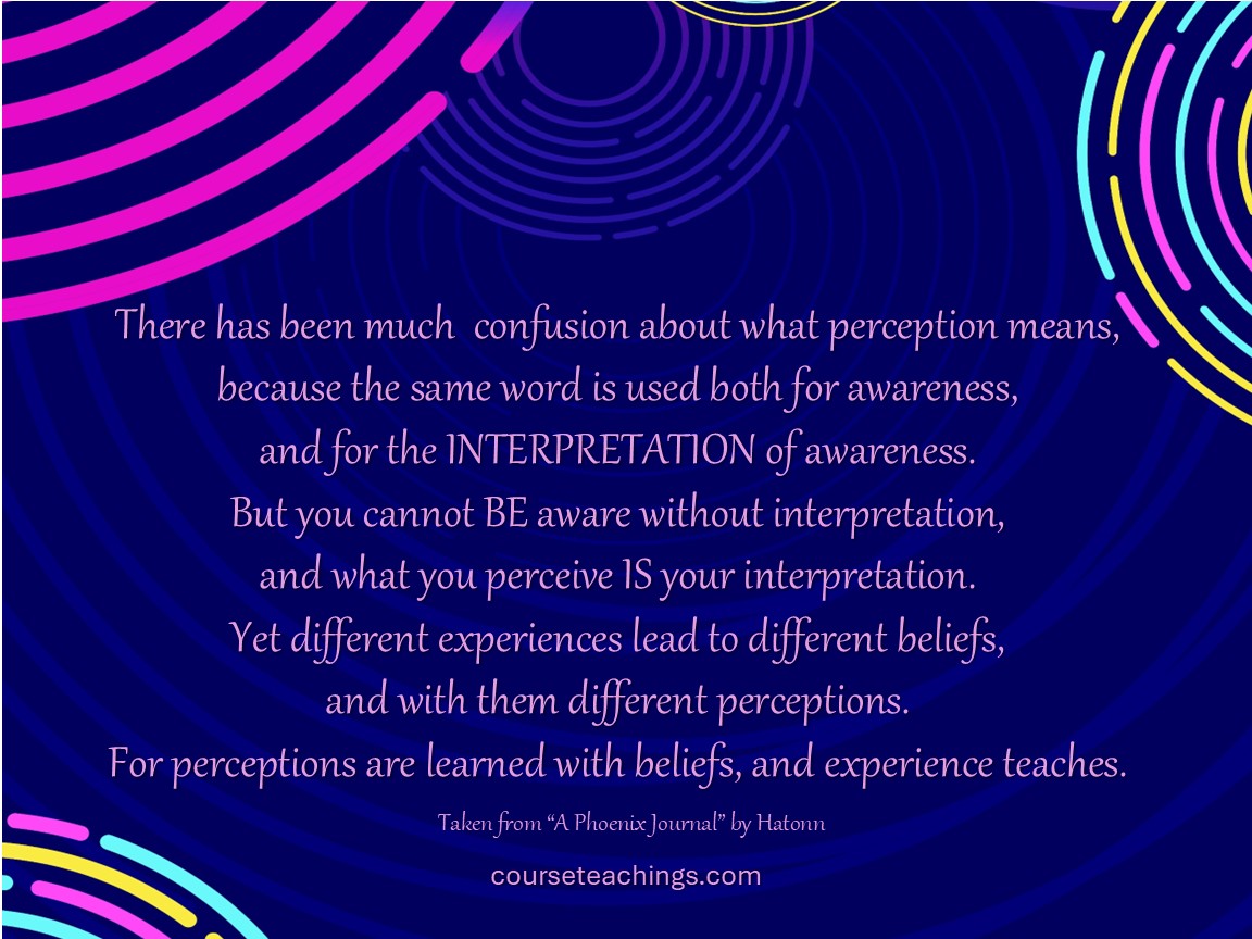 CourseTeachings's tweet image. Challenge Your Beliefs and Embrace Spiritual Enlightenment. Engage with content that challenges your perceptions about the self.  #ThereHasBeenConfusion #pereception
