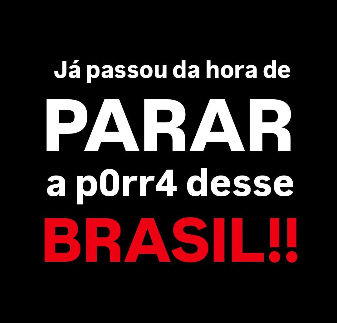 BlogMarinaDM's tweet image. 🚨🔥🇧🇷 PRECISAMOS PARAR URGENTEMENTE A PORRA DESSE PAÍS!!!