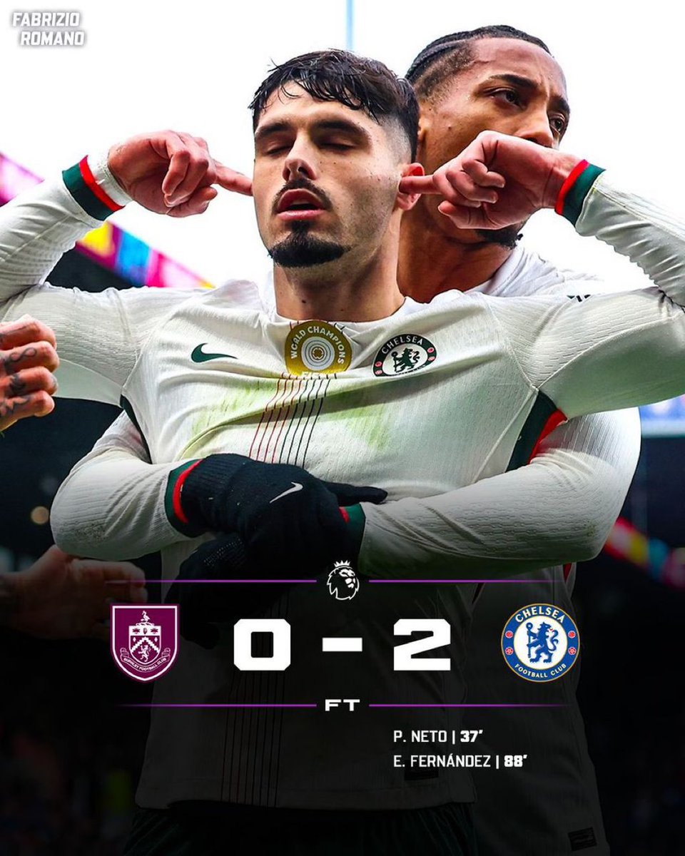 Chelsea move second in PL table! 🔵✈️