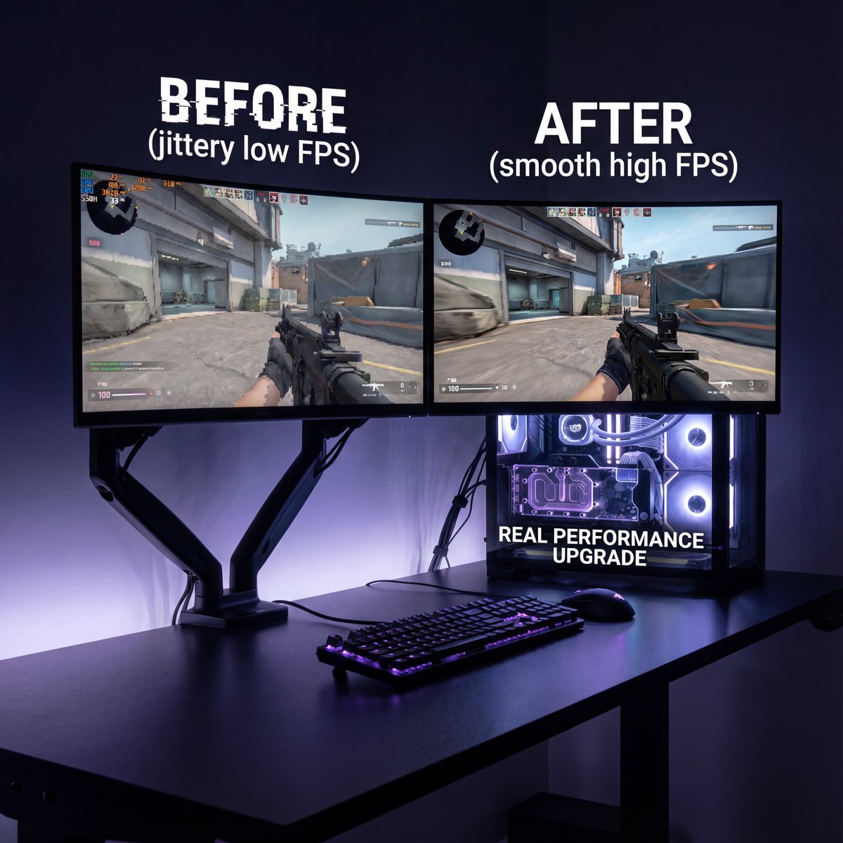 gaming2_kings's tweet image. Most PCs don’t need new hardware — they need proper tuning.

I fix hidden latency, bad configs &amp;amp; unstable FPS so your games feel instantly smoother.

Get a real performance upgrade:
👉 fiverr.com/s/xy1234

#PCOptimization #FPSBoost #PCGaming