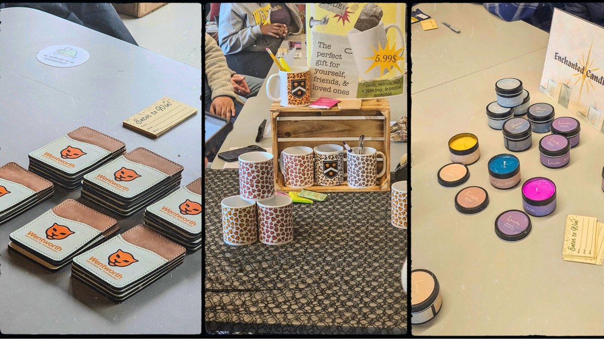 wentworthinst's tweet image. &quot;Students don’t just learn business concepts—they live them.&quot; - Prof. Santiago Umaschi.

From pitching to pricing, our Management students shined at the recent Marketplace event (and even President Thompson did some shopping!). 🛍️

 #WIT #ExperientialLearning