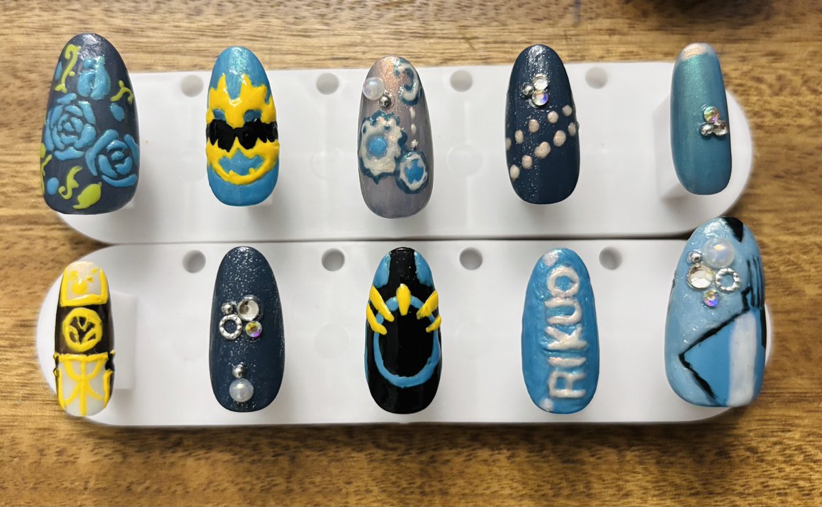 So_morgen_VB's tweet image. ネイルチップ完成！！