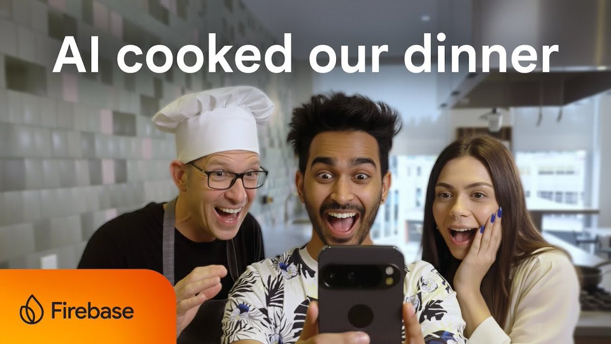 BGoktugOzdemir's tweet image. Haha. This is the funniest Firebase video I&apos;ve ever seen 😂 

Excellent performance🔥 @peterfriese, @thatfiredev, and Marina Coelho 🙌

I&apos;ve shared the video below 👇