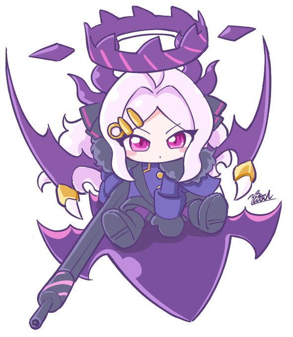 絵チャで描いたデビルスターに乗ったヒナです 