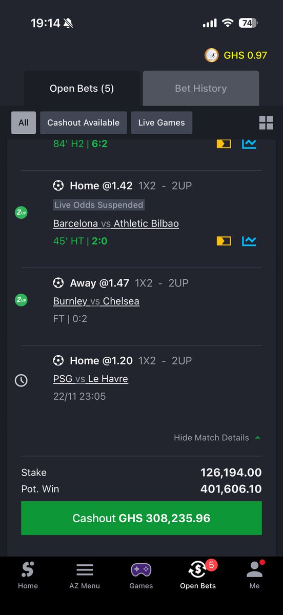 jinx__lord's tweet image. Cashout or wait for PSG🤔🤔