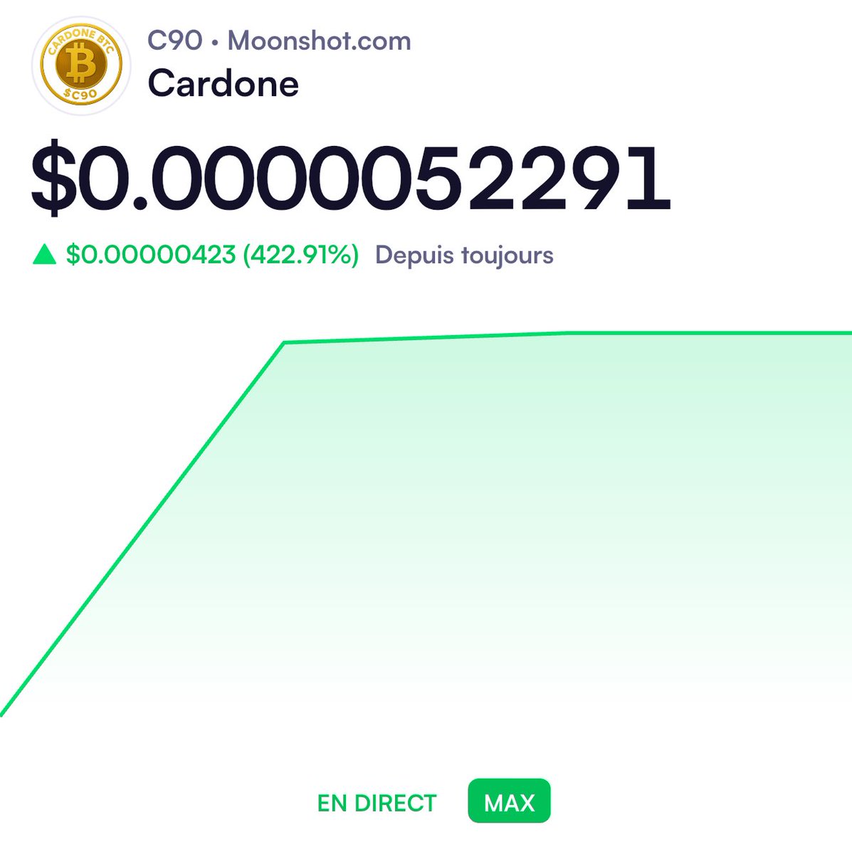 solanagold_meme's tweet photo. $C90 is live.
Inspired by Grant Cardone’s legendary 900 BTC buy.
If whales are stacking, degen season is OFFICIALLY open.

CARDONE BTC — $C90
The meme backed by a $90M moment in Bitcoin history.
Be early. Be sharp. Be bold. 🚀

#C90 #Moonshot #CryptoNews #MemeC

Découvrez Cardone sur Moonshot : https://t.co/ONaSJDiZOW