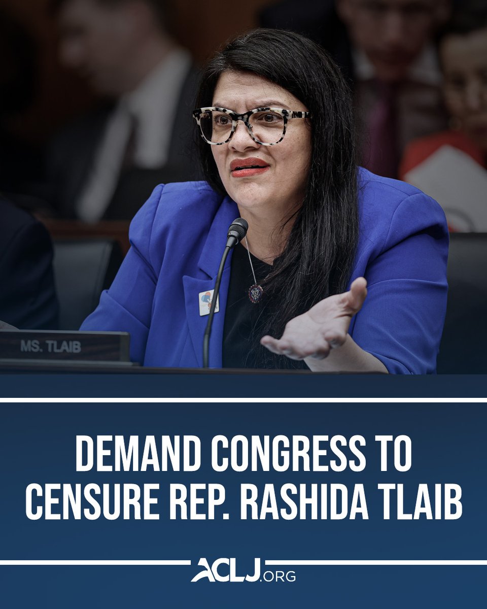 She’s repeatedly spread dangerous, false rhetoric against Israel – even after lethal terrorist attacks. Congress MUST act.

Sign our petition to demand that Rep. Tlaib be censured: brnw.ch/21wXJwL