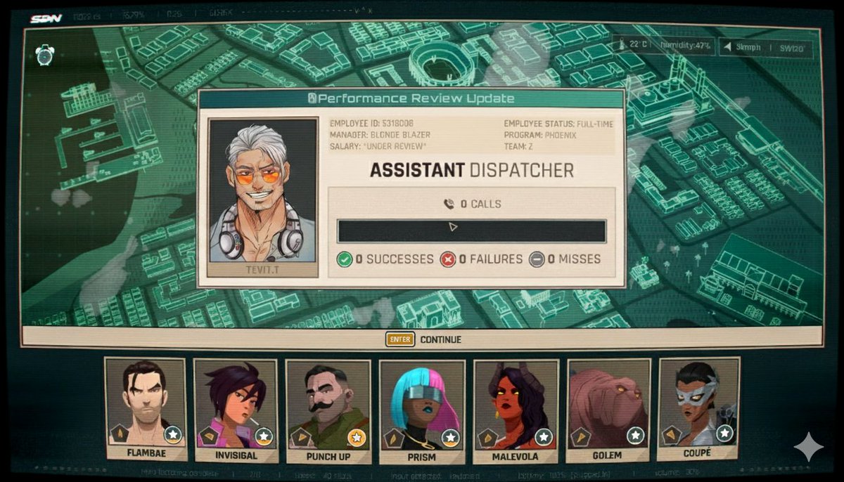 iloveSein__'s tweet image. This is my favorite commission. He&apos;s a dispatcher and he&apos;s looking for his team.

And this is not my work, this is my commission work.

#dispatch #dispatchoc