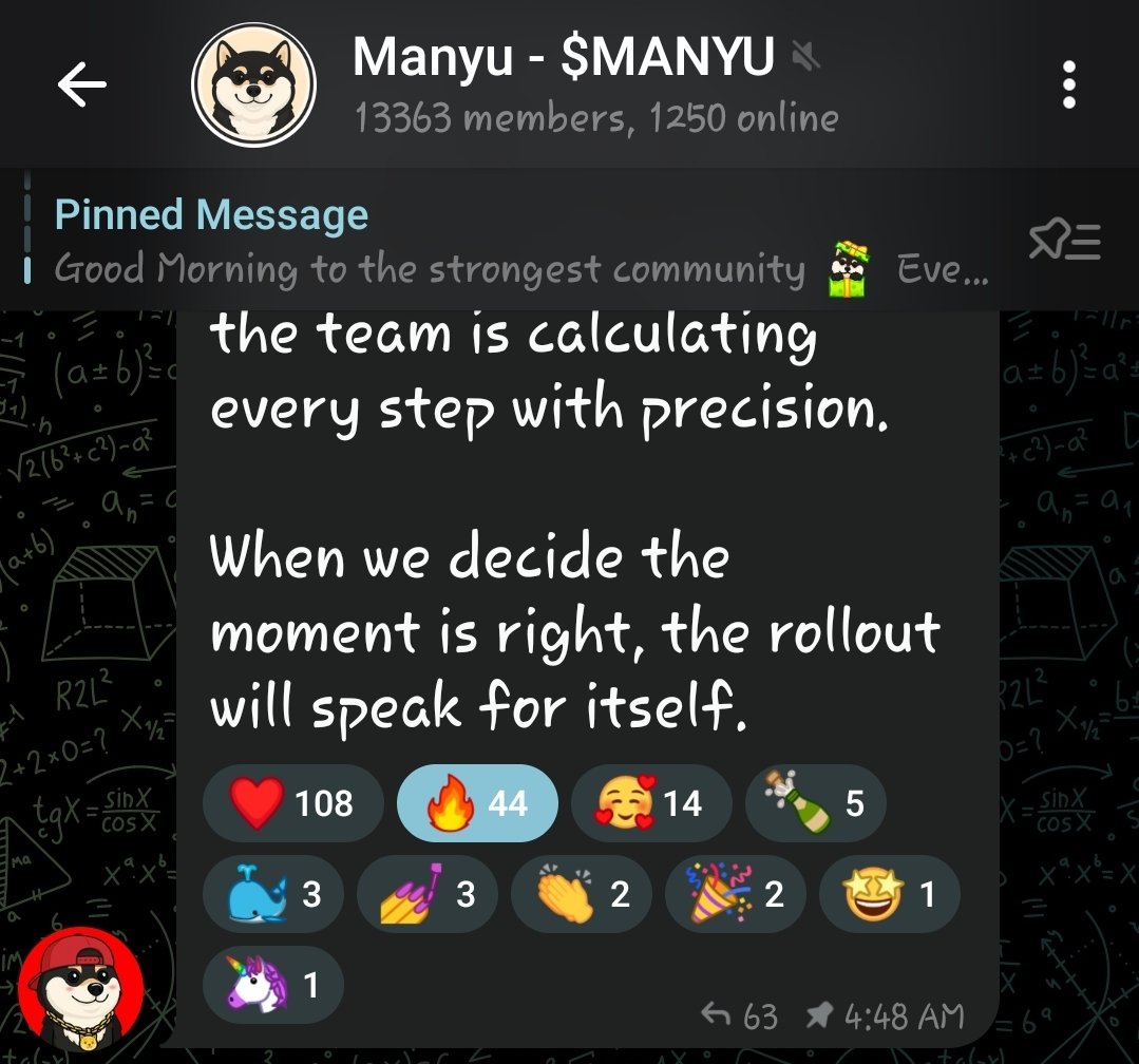 Your team is not as good as mine 🤪

$MANYU is the new standard.

Narrative, Core team, Community... all on a level unseen before around here. 

MULTI BILLIONS is our destiny! 

#RETIREWITHMANYU