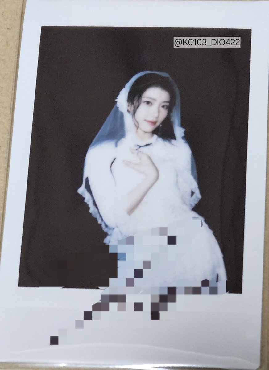 オンラインくじ チェキ シャオティンちゃん👑✨ #Kep1er #샤오팅