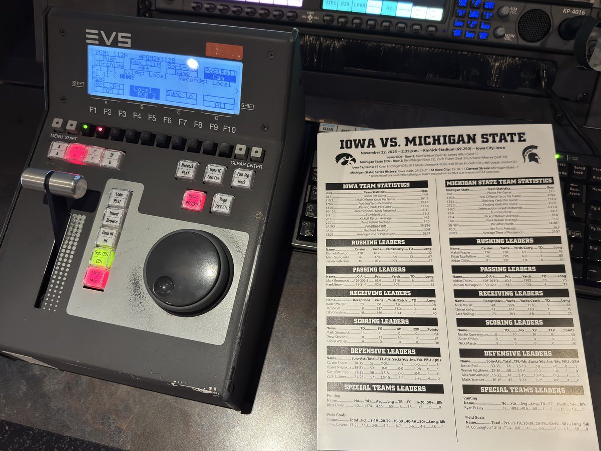 Wrapping up my football season with Michigan State vs Iowa for CFB Week 13, today at 2:30 CT on FS1