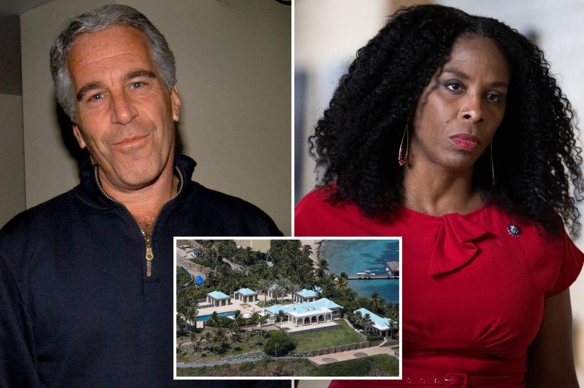 nypost's tweet image. Stacey Plaskett’s long ties to ‘constituent’ Epstein revealed trib.al/Zug1mrt